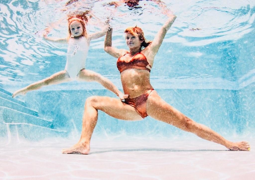 Tamara Fitness in the pool