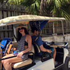 Harbour Island golf cart