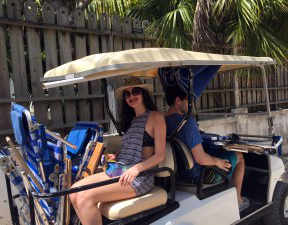 Harbour Island golf cart